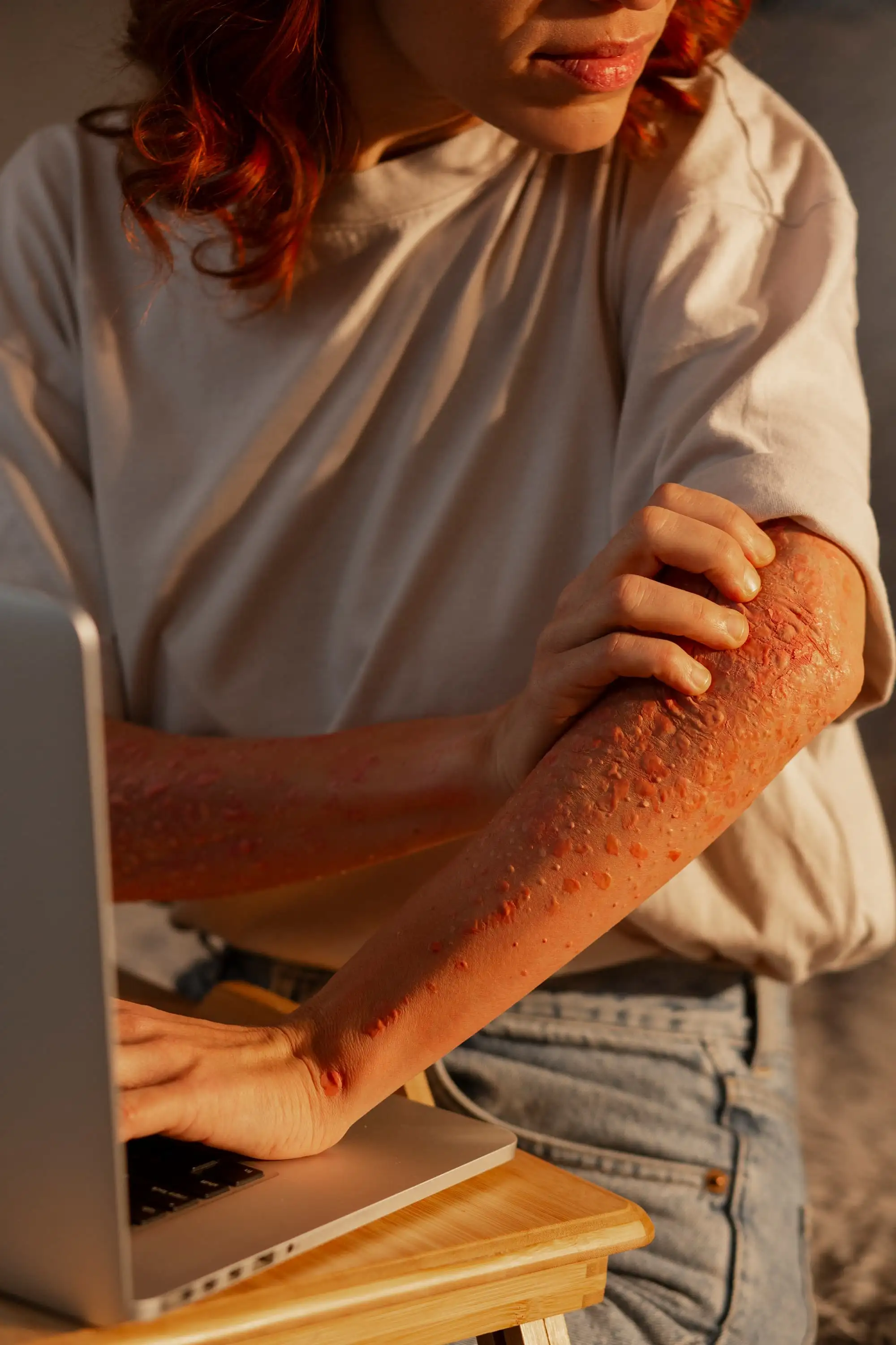 Delayed pressure urticaria